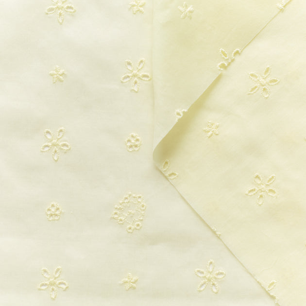 t22i00887 | Broderie Anglaise Sur Voile De Coton