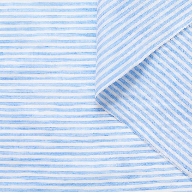 T22I00897 | Linen & Cotton Striped Poplin