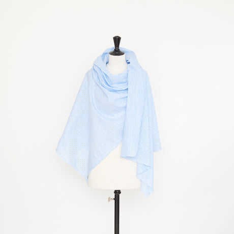  Linen & Cotton Striped Poplin