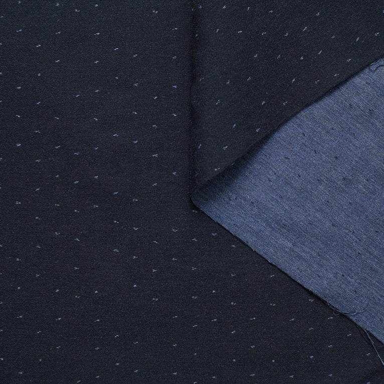 t22i00899 | Jacquard Réversible À Chevrons Coton Et Laine - vue 1