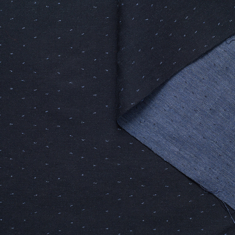 t22i00899 | Jacquard Réversible À Chevrons Coton Et Laine - vue 1
