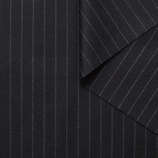 T22I00911 | Chalkstripe Virgin Wool Flannel