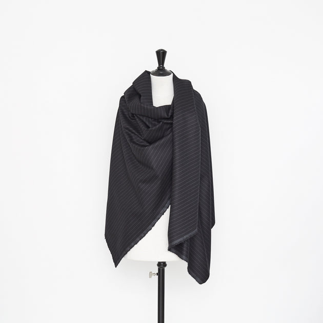 T22I00911 | Chalkstripe Virgin Wool Flannel