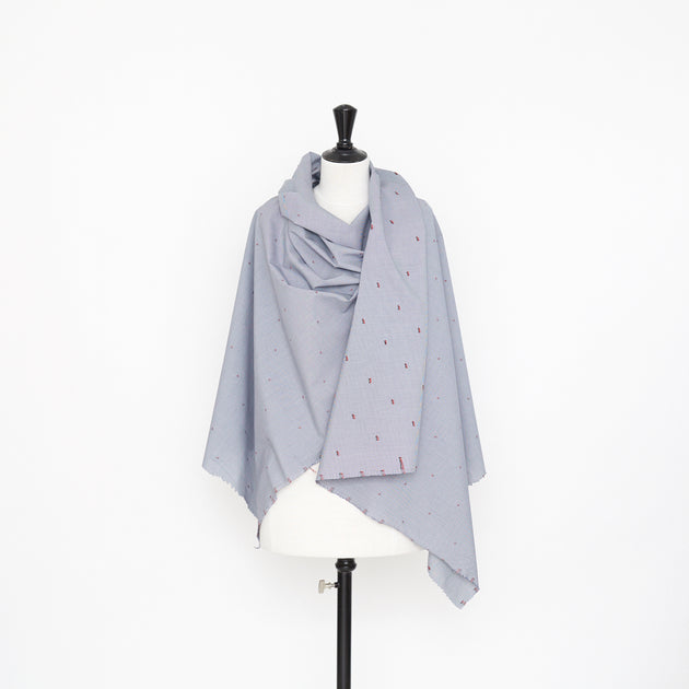 t22i00915 | Popeline Vichy Et Détail Fleur