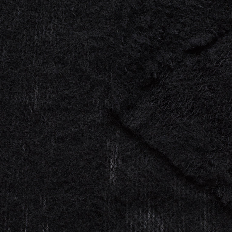 T22J00784 | Sheer Fluffy Viscose Knit - view 1