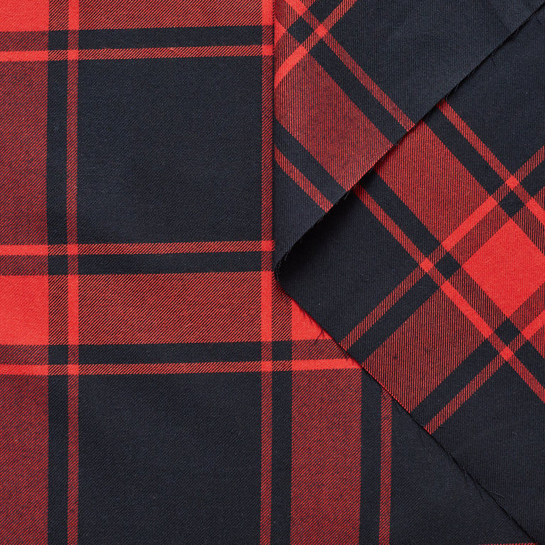 t22j00797 | Flanelle de Coton Tartan - vue 4