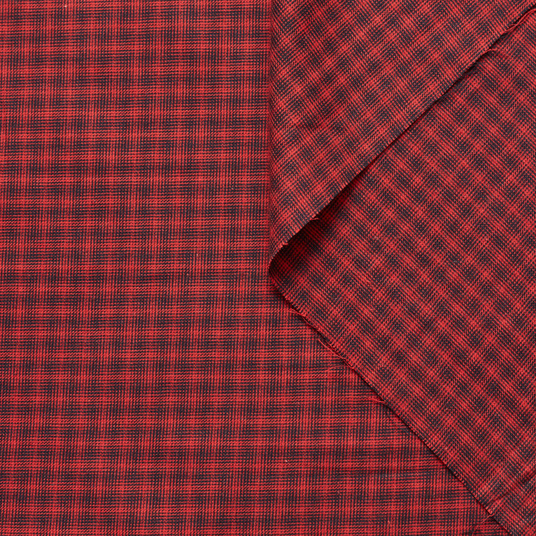 t22j00798 | Flanelle De Coton À Carreaux Flous - vue 1