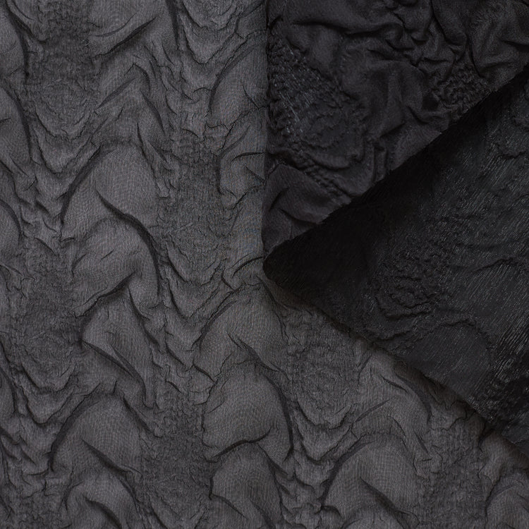 T22M00936 | Jacquard Organza Cloqué - view 1