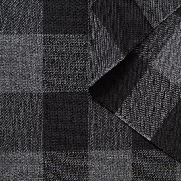 T22M00939 | Double Face Large Check Crepe