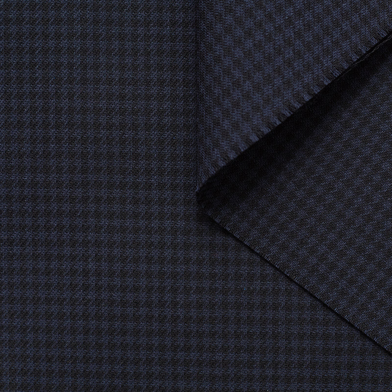 T22M00941 | Double Face Houndstooth Wool Crepe