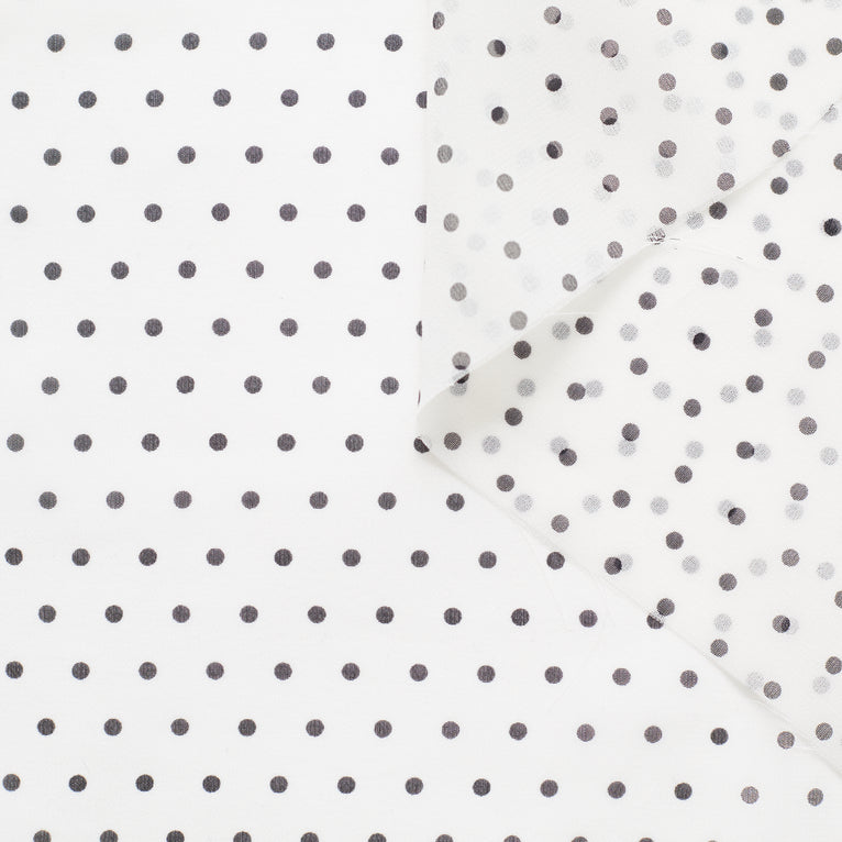 T22M00948 | Polka Dots Dry Silk Georgette - view 3