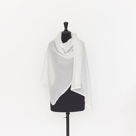  Polka Dots Dry Silk Georgette