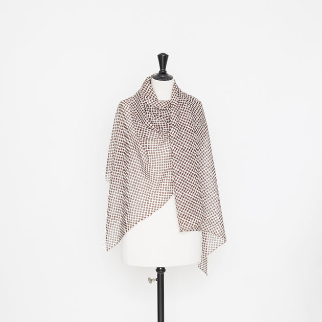 T22M00961 | Polka Dots Silk Georgette