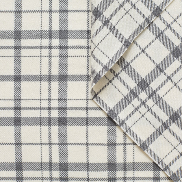 T22M00964 | Checked Virgin Wool Drap