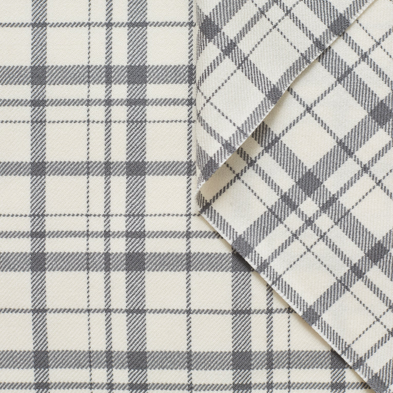 t22m00964 | Drap de Laine Vierge à Carreaux - vue 4