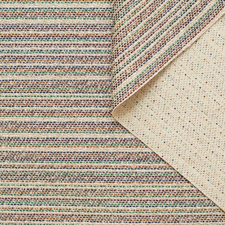T22M00983 | Multicolor Lurex Striped Canvas - view 1