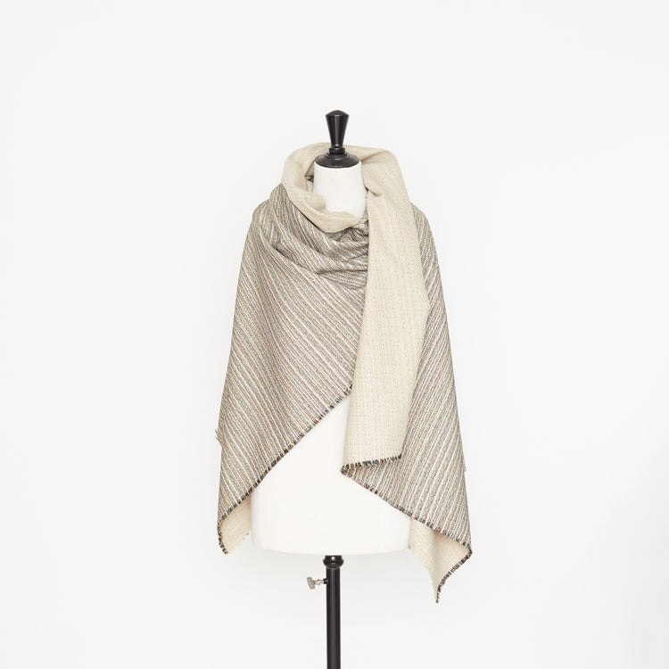 T22M00983 | Multicolor Lurex Striped Canvas - view 2