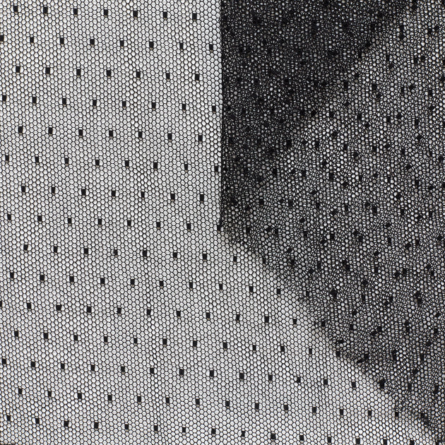 T22N01256 | Polka Dots Cotton Tulle