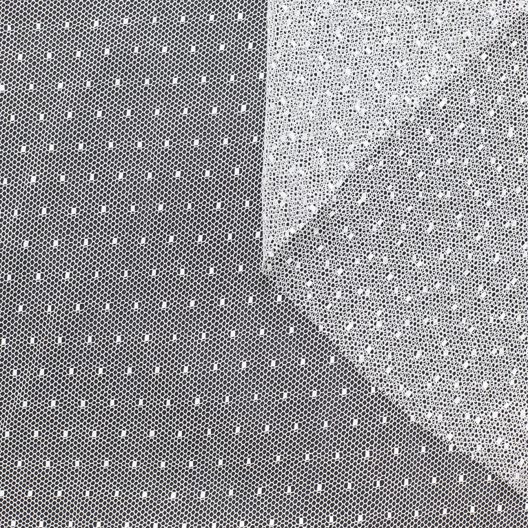 T22N01256 | Polka Dots Cotton Tulle - view 1