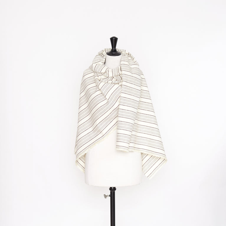 T22N01268 | Irregular Silk Striped Canvas - view 3