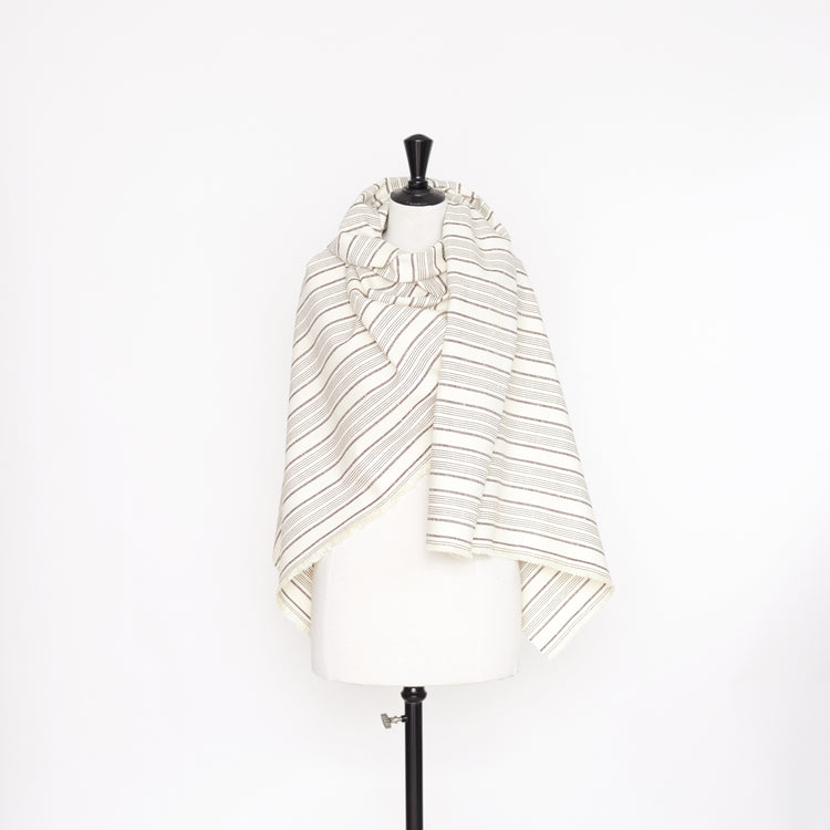 T22N01268 | Irregular Silk Striped Canvas - view 2