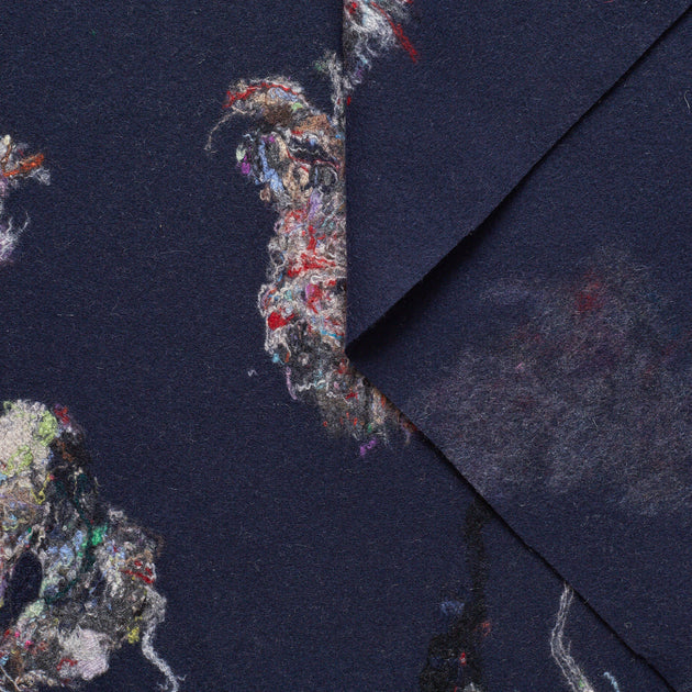 T22N01280 | Felt Inlaid with Coloured Yarns