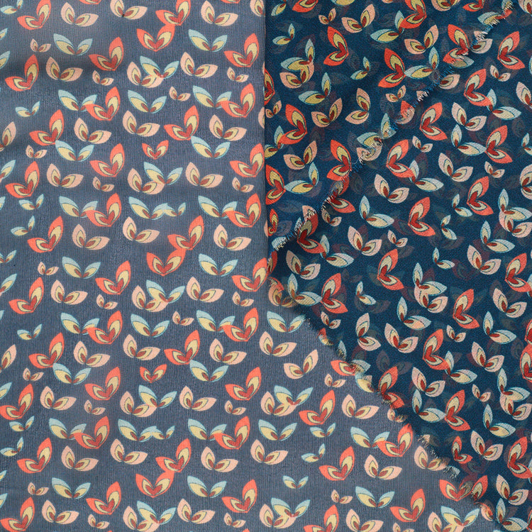 T22N01286 | Printed Silk Georgette - view 1