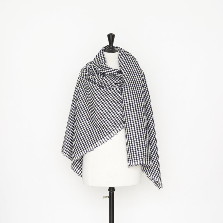 T22N01290 | Bouclé Gingham Wool - view 3