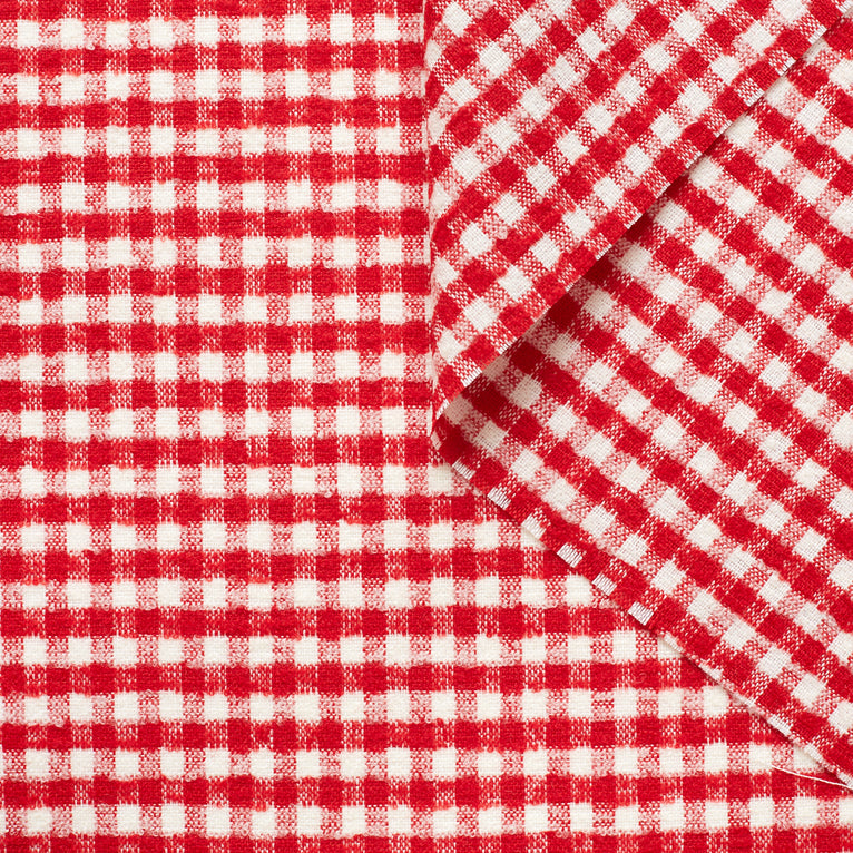 T22N01290 | Bouclé Gingham Wool - view 1