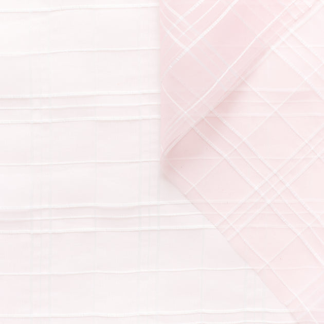 T22N01299 | Checked Silk Organza