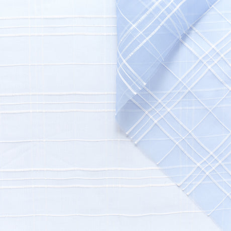 t22n01299 | Organza De Soie À Carreaux