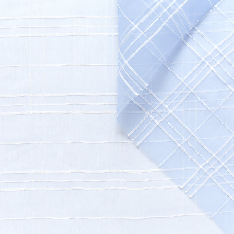 t22n01299 | Organza De Soie À Carreaux - vue 1