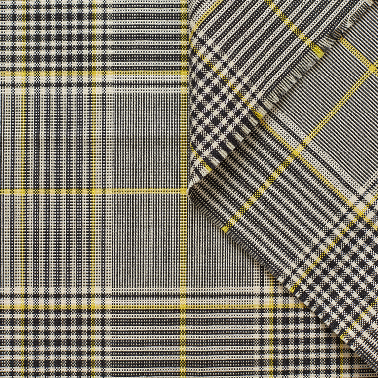 T22O01208 | Wool &amp; Cotton Prince of Wales - view 3