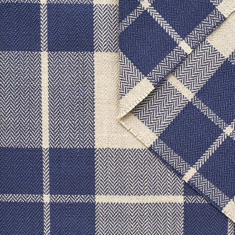 t22q03258 | Tissu en Trevira à Carreaux &amp; Chevrons - vue 1
