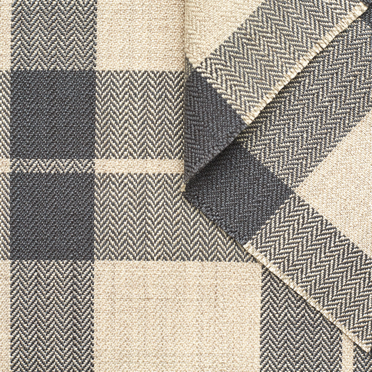 t22q03258 | Tissu en Trevira à Carreaux &amp; Chevrons - vue 5