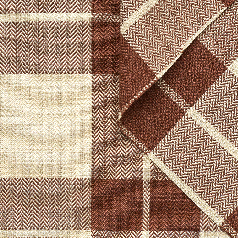 t22q03258 | Tissu en Trevira à Carreaux &amp; Chevrons - vue 2