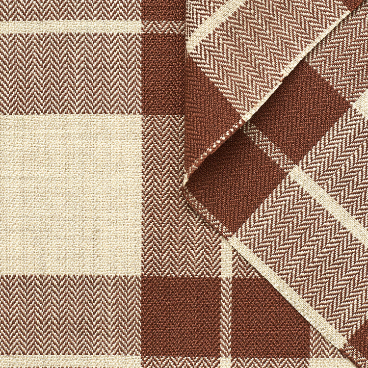 t22q03258 | Tissu en Trevira à Carreaux &amp; Chevrons - vue 1
