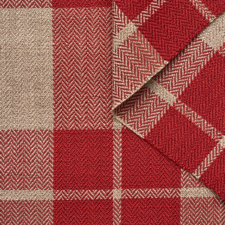 t22q03258 | Tissu en Trevira à Carreaux &amp; Chevrons - vue 4