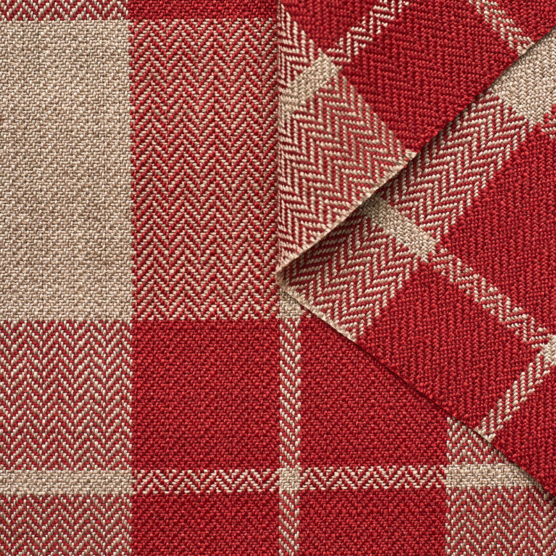 T22Q03258 | Checked Herringbone Trevira Fabric