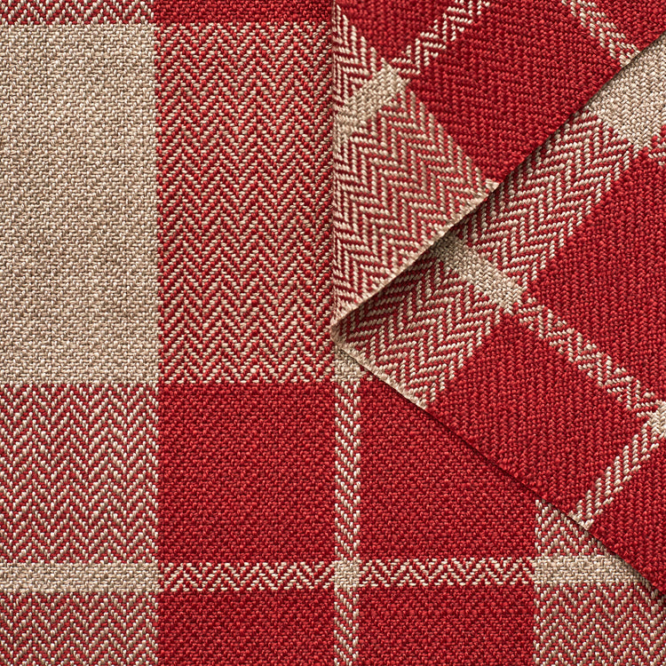 t22q03258 | Tissu en Trevira à Carreaux &amp; Chevrons - vue 1
