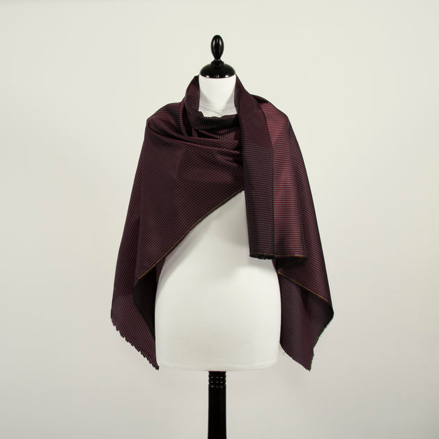 t22v03314 | Doublure Sergé de Cupro Rayée