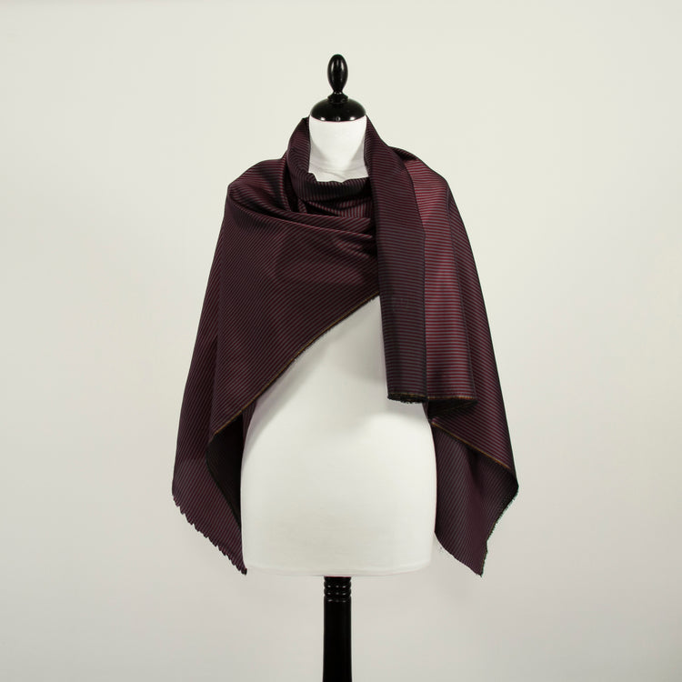 T22V03314 | Striped Cupro Twill Lining - view 2