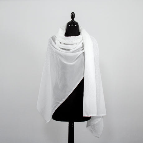  Broderie Anglaise On Cotton Voile