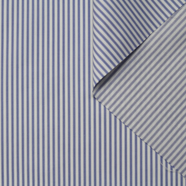 t22v03332 | Popeline de Coton Rayé