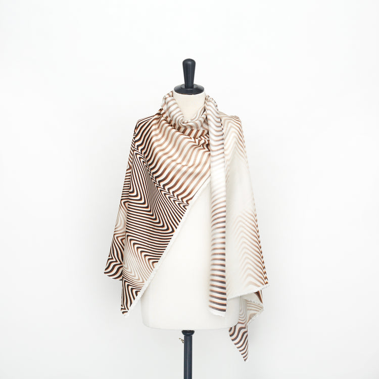 T22V03343 | Zebra Printed Silk Twill - view 2