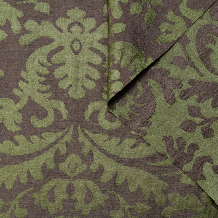 T22V03344 | Linen &amp; Silk Satin Jacquard - view 1