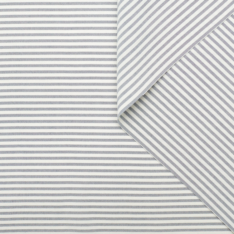 T22V03347 | Striped Peachskin Silk Drap - view 1