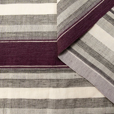 t22v03375 | Toile de Lin & Coton Rayée