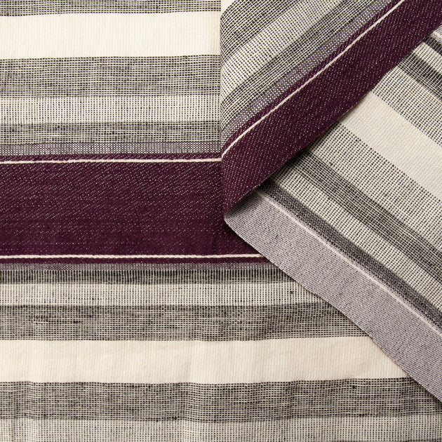 t22v03375 | Toile de Lin & Coton Rayée