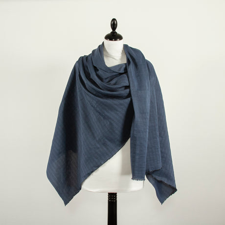  Linen & Silk Striped Shantung
